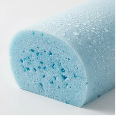 Close-up of cooling gel memory foam